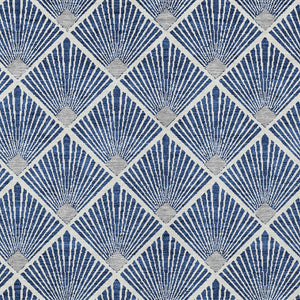 HomeRoots 5' Stylish Navy Blue, Gray & Ivory Geometric Area Rug - Washable for Indoor/Outdoor Use, Durable Design 5' X 8' 594726