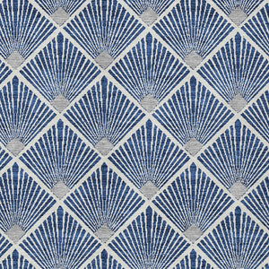 HomeRoots 9' X 12' Navy Blue, Gray & Ivory Geometric Rug - Washable Indoor/Outdoor Area Rug for All Spaces 594729