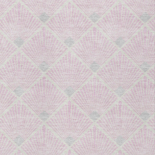 Homeroots 3' Beige And Ivory Geometric Washable Area Rug For Indoor And Outdoor Spaces - Durable Design 3' X 5' Polyester 594731