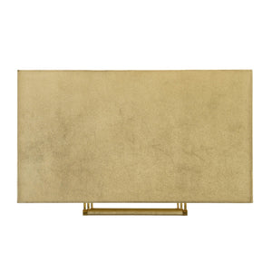 Butler Specialty Butler Francois 28 In. W Rectangular 3-drawer Accent Chest – Luxurious Leather Storage Solution Gold Mdf,Genuine Leather,Brass 5947350-butler