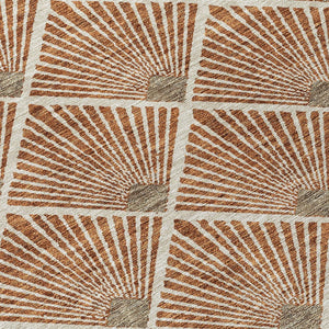 Homeroots 3' Beige And Ivory Geometric Washable Area Rug For Indoor And Outdoor Spaces - Durable Design 10' X 14' Polyester 594742