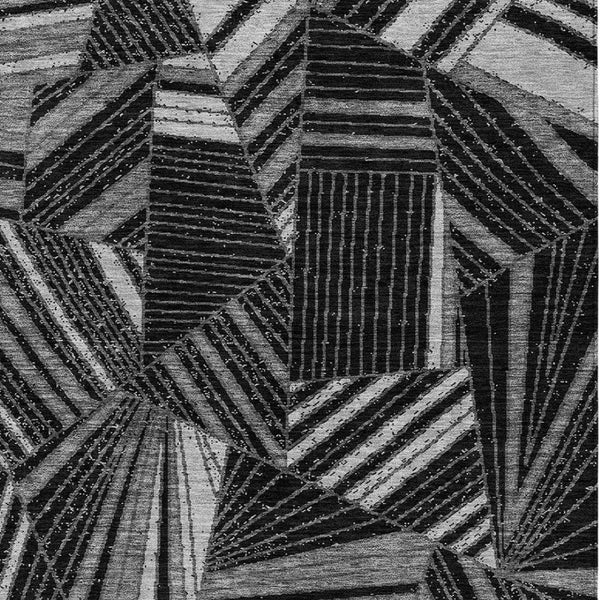 Homeroots 3' Stylish Geometric Beige Brown And Ivory Washable Area Rug For Indoor And Outdoor Spaces 3' X 5' Polyester 594755