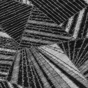 Homeroots 3' Stylish Geometric Beige Brown And Ivory Washable Area Rug For Indoor And Outdoor Spaces 3' X 5' Polyester 594755