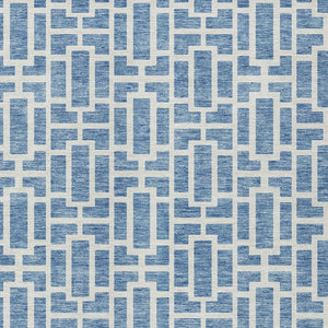 Homeroots 3' Artichoke Green And Ivory Geometric Washable Area Rug For Indoor And Outdoor Spaces 3' X 5' Polyester 594845