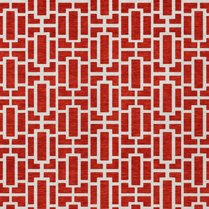 Homeroots 3' Artichoke Green And Ivory Geometric Washable Area Rug For Indoor And Outdoor Spaces 10' X 14' Polyester 594868