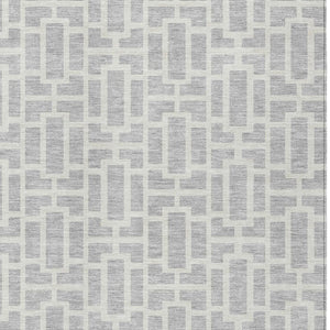 Homeroots 3' Artichoke Green And Ivory Geometric Washable Area Rug For Indoor And Outdoor Spaces 5' X 8' Polyester 594870