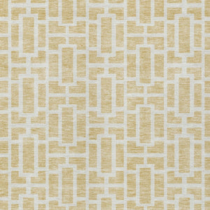 Homeroots 3' Artichoke Green And Ivory Geometric Washable Area Rug For Indoor And Outdoor Spaces 8' X 10' Polyester 594890