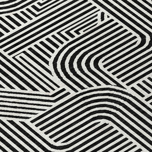 Homeroots 3' Artichoke Green And Ivory Abstract Washable Area Rug For Indoor And Outdoor Spaces, Durable Style 8' Round Polyester 594907