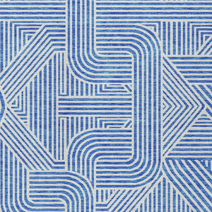 Homeroots 3' Artichoke Green And Ivory Abstract Washable Area Rug For Indoor And Outdoor Spaces, Durable Style 8' X 10' Polyester 594920