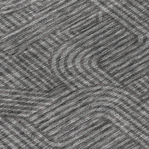 Homeroots 3' Artichoke Green And Ivory Abstract Washable Area Rug For Indoor And Outdoor Spaces, Durable Style 8' Round Polyester 594925