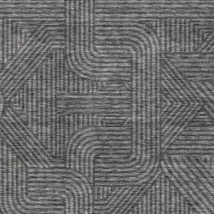 Homeroots 3' Artichoke Green And Ivory Abstract Washable Area Rug For Indoor And Outdoor Spaces, Durable Style 9' X 12' Polyester 594927