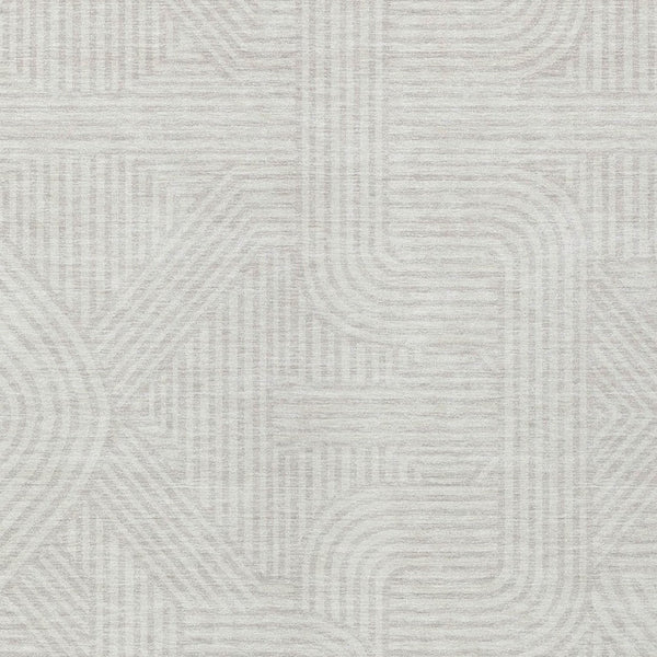 Homeroots 3' Artichoke Green And Ivory Abstract Washable Area Rug For Indoor And Outdoor Spaces, Durable Style 3' X 5' Polyester 594941