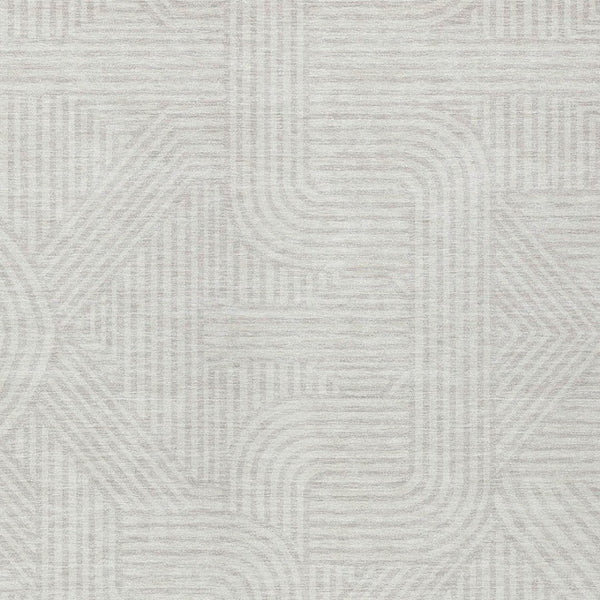 Homeroots 3' Artichoke Green And Ivory Abstract Washable Area Rug For Indoor And Outdoor Spaces, Durable Style 5' X 8' Polyester 594942