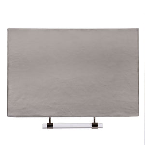 Butler Specialty Butler Allman 24" Wood & Leather Nightstand With Open Shelf - Elegant Storage For Modern Spaces Silver Mdf,Leather,Steel 5949435-butler