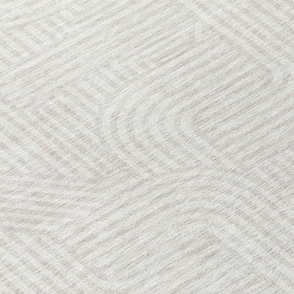 Homeroots 3' Artichoke Green And Ivory Abstract Washable Area Rug For Indoor And Outdoor Spaces, Durable Style 8' Round Polyester 594943