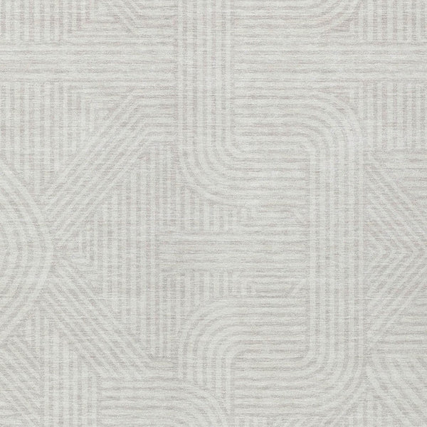 Homeroots 3' Artichoke Green And Ivory Abstract Washable Area Rug For Indoor And Outdoor Spaces, Durable Style 9' X 12' Polyester 594945