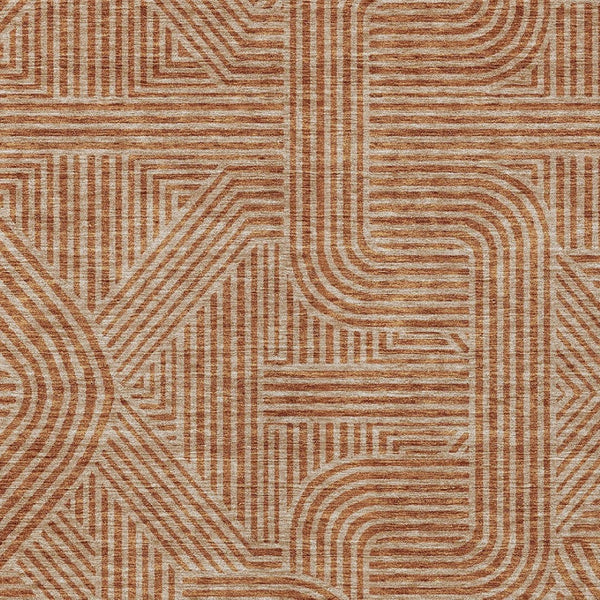 Homeroots 3' Artichoke Green And Ivory Abstract Washable Area Rug For Indoor And Outdoor Spaces, Durable Style 3' X 5' Polyester 594965