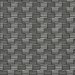 HomeRoots 5' Black and Ivory Geometric Area Rug - Stylish, Washable Indoor/Outdoor Design for Versatile Spaces 8' X 10' 594980