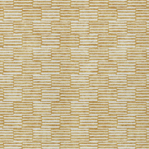 Homeroots 3' Stylish Beige And Ivory Geometric Washable Area Rug For Indoor And Outdoor Spaces, Durable Design 9' X 12' Polyester 594999