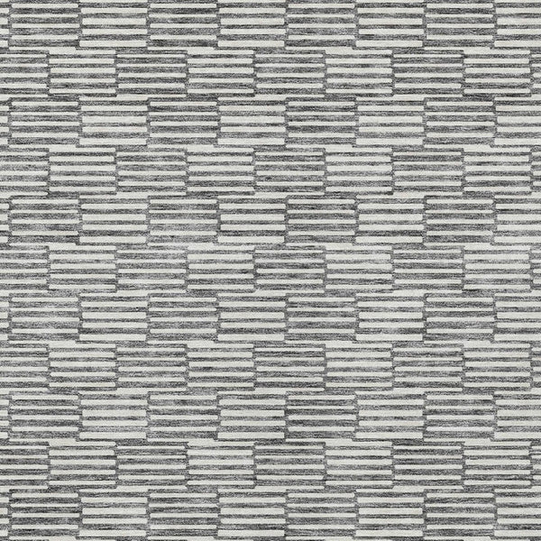 Homeroots 3' Stylish Beige And Ivory Geometric Washable Area Rug For Indoor And Outdoor Spaces, Durable Design 5' X 8' Polyester 595002