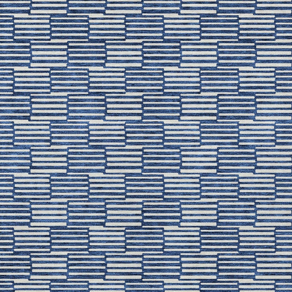 Homeroots 3' Stylish Beige And Ivory Geometric Washable Area Rug For Indoor And Outdoor Spaces, Durable Design 8' X 10' Polyester 595022