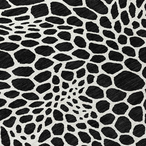 Homeroots 3' Artichoke Green Geometric Indoor Outdoor Area Rug - Stylish, Washable, Durable, And Versatile 8' Round Polyester 595057