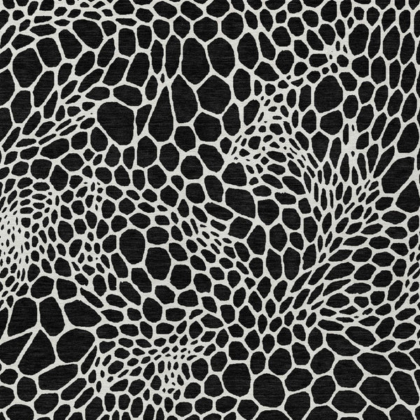 Homeroots 3' Artichoke Green Geometric Indoor Outdoor Area Rug - Stylish, Washable, Durable, And Versatile 8' X 10' Polyester 595058