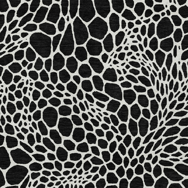 Homeroots 3' Artichoke Green Geometric Indoor Outdoor Area Rug - Stylish, Washable, Durable, And Versatile 9' X 12' Polyester 595059