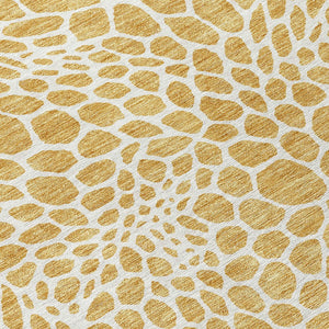 Homeroots 3' Artichoke Green Geometric Indoor Outdoor Area Rug - Stylish, Washable, Durable, And Versatile 5' X 8' Polyester 595068