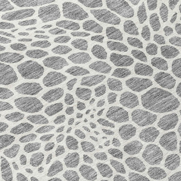Washable Geometric Polyester Area Rug for Indoor Outdoor Patios Stain Resistant Durable Style