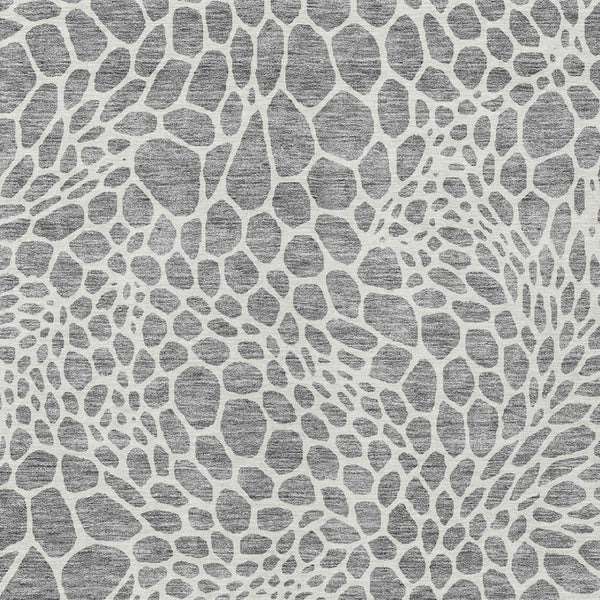 Homeroots 3' Artichoke Green Geometric Indoor Outdoor Area Rug - Stylish, Washable, Durable, And Versatile 9' X 12' Polyester 595077