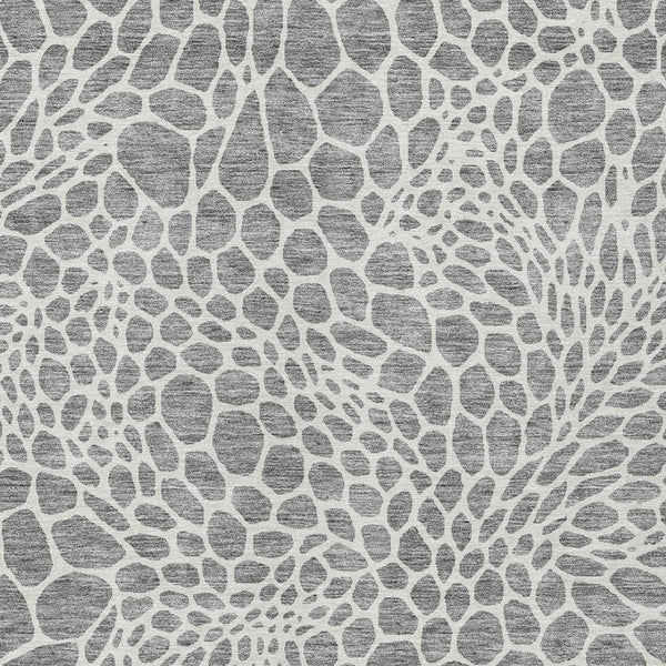 Homeroots 3' Artichoke Green Geometric Indoor Outdoor Area Rug - Stylish, Washable, Durable, And Versatile 10' X 14' Polyester 595078