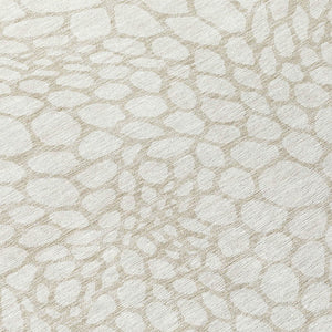 Homeroots 3' Artichoke Green Geometric Indoor Outdoor Area Rug - Stylish, Washable, Durable, And Versatile 8' Round Polyester 595081