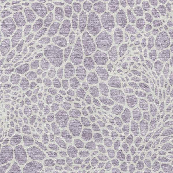 Homeroots 3' Artichoke Green Geometric Indoor Outdoor Area Rug - Stylish, Washable, Durable, And Versatile 5' X 8' Polyester 595086