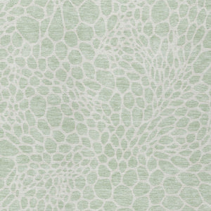Homeroots 3' Artichoke Green Geometric Indoor Outdoor Area Rug - Stylish, Washable, Durable, And Versatile 3' X 5' Polyester 595091