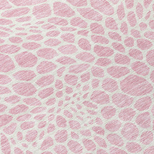 Homeroots 3' Artichoke Green Geometric Indoor Outdoor Area Rug - Stylish, Washable, Durable, And Versatile 8' Round Polyester 595105