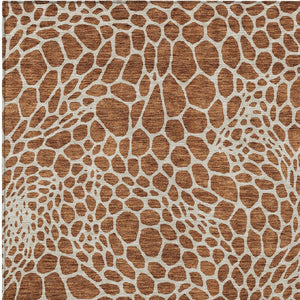 Homeroots 3' Artichoke Green Geometric Indoor Outdoor Area Rug - Stylish, Washable, Durable, And Versatile 3' X 5' Polyester 595109