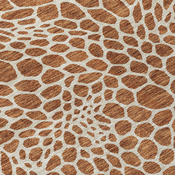 Homeroots 3' Artichoke Green Geometric Indoor Outdoor Area Rug - Stylish, Washable, Durable, And Versatile 5' X 8' Polyester 595110