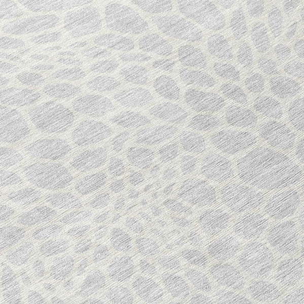 Homeroots 3' Artichoke Green Geometric Indoor Outdoor Area Rug - Stylish, Washable, Durable, And Versatile 8' Round Polyester 595117