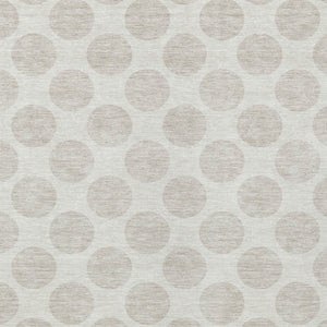 Homeroots 3' Black And Ivory Polka Dot Washable Area Rug For Home, Patio, Porch, And High Traffic Spaces 3' X 5' Polyester 595235