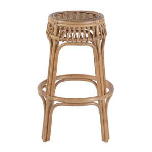 Butler Specialty Company Antigua Rattan Bar Stool - 30.5" Seat Height, Coastal Elegance & Durability Natural Rattan 5952404-butler