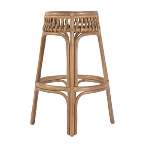 Butler Specialty Company Antigua Rattan Bar Stool - 30.5" Seat Height, Coastal Elegance & Durability Natural Rattan 5952404-butler
