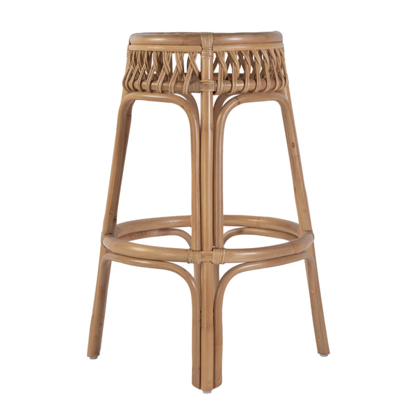 Butler Specialty Company Antigua Rattan Bar Stool - 30.5" Seat Height, Coastal Elegance & Durability Natural Rattan 5952404-butler