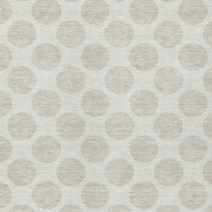 Homeroots 3' Black And Ivory Polka Dot Washable Area Rug For Home, Patio, Porch, And High Traffic Spaces 10' X 14' Polyester 595240