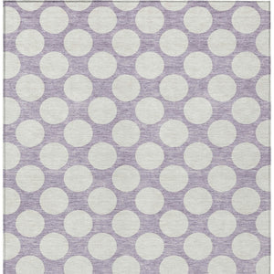 Homeroots 3' Black And Ivory Polka Dot Washable Area Rug For Home, Patio, Porch, And High Traffic Spaces 10' X 14' Polyester 595246