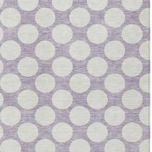 Homeroots 3' Black And Ivory Polka Dot Washable Area Rug For Home, Patio, Porch, And High Traffic Spaces 10' X 14' Polyester 595246