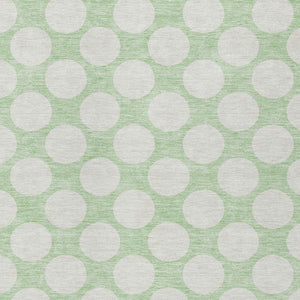 Homeroots 3' Black And Ivory Polka Dot Washable Area Rug For Home, Patio, Porch, And High Traffic Spaces 9' X 12' Polyester 595251