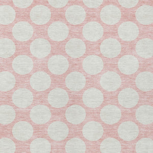 Homeroots 3' Black And Ivory Polka Dot Washable Area Rug For Home, Patio, Porch, And High Traffic Spaces 3' X 5' Polyester 595265