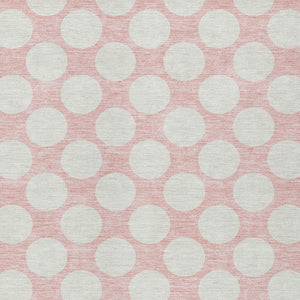 Homeroots 3' Black And Ivory Polka Dot Washable Area Rug For Home, Patio, Porch, And High Traffic Spaces 10' X 14' Polyester 595270