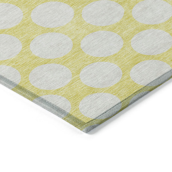 Homeroots 3' Black And Ivory Polka Dot Washable Area Rug For Home, Patio, Porch, And High Traffic Spaces 10' X 14' Polyester 595288